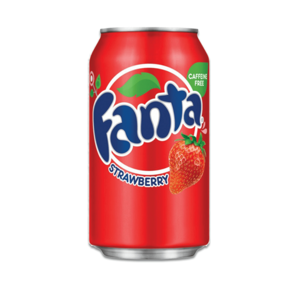 Fanta Strawberry Soda - Boisson gazeuse de la Pologne 355 mL