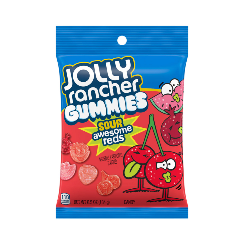 Jolly Rancher Gummies Sour Awesome Reds 184 g
