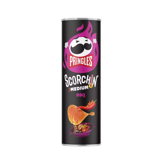 Pringles Scorchin’ BBQ Chips 158 g