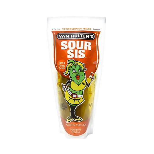 Van Holten’s Sour Sis Jumbo Pickle In A Pouch