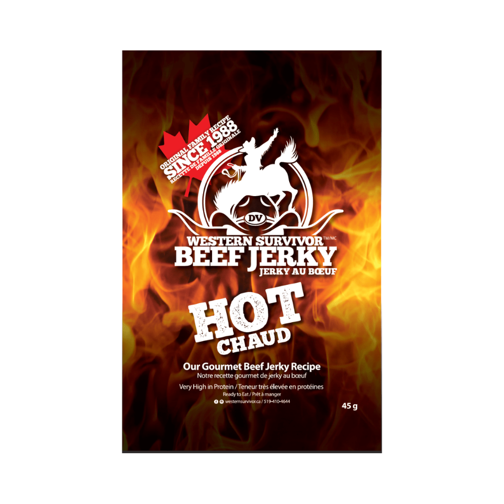 Jerky de bœuf épicé Western Survivor 45g
