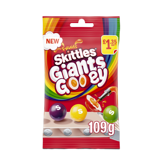 Skittle Giants Gooey Fruits (British) 109 g